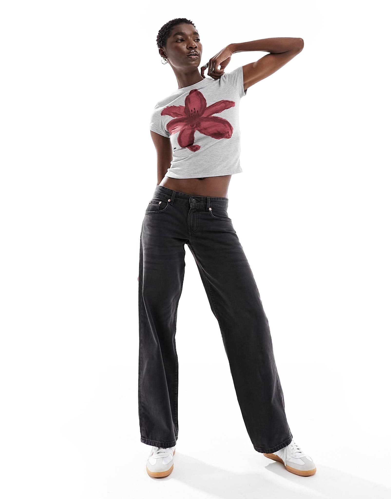 Motel low rise parallel jeans in vintage black - ASOS Sample Sale EU Store