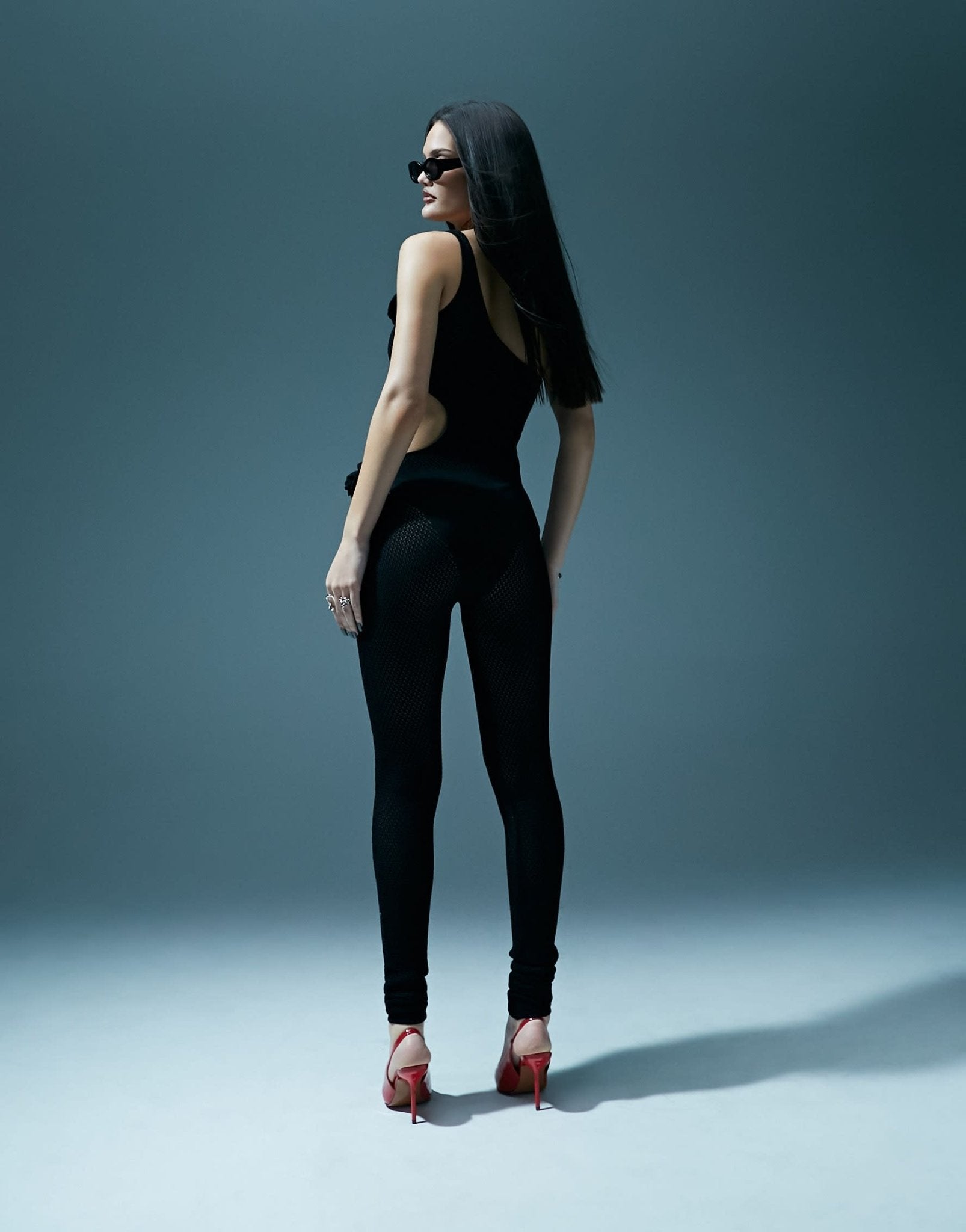 Murci corsage detail cut out one shoulder jumpsuit in black - ASOS Sample Sale EU Store