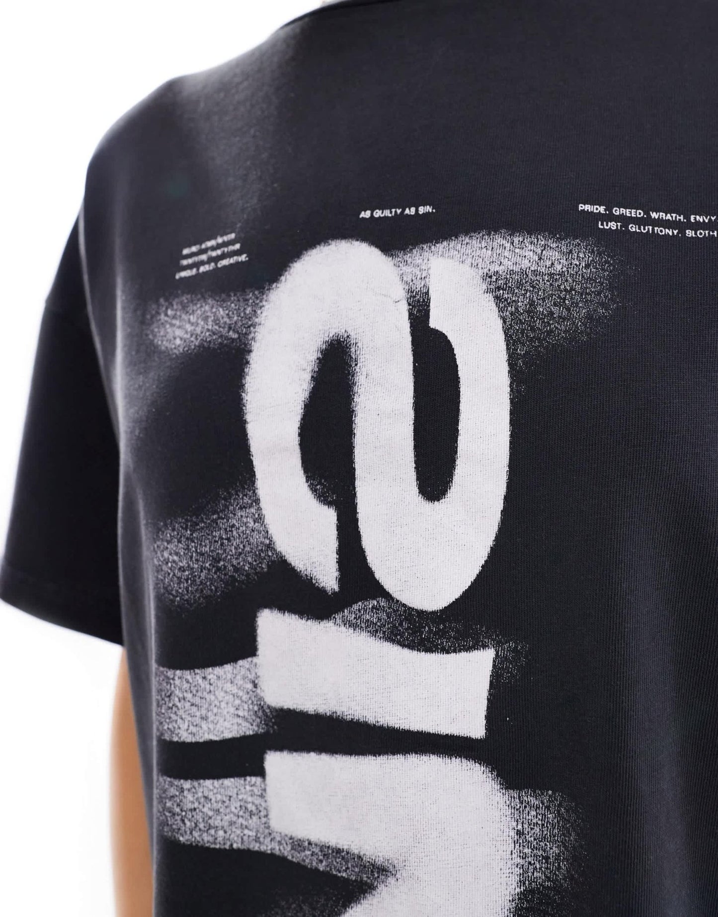 Murci sin logo oversized t-shirt in black - ASOS Sample Sale EU Store