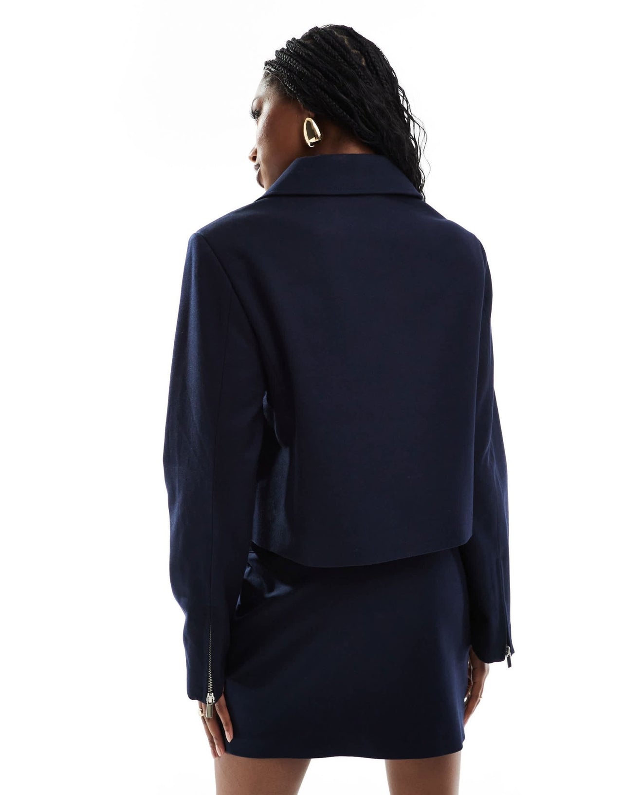 NA - kd co - ord collared jacket in white - ASOS Sample Sale EU Store