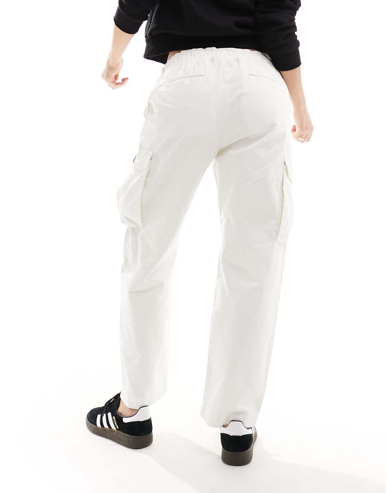 Napapijri Faber cargo tapered trousers in off white - ASOS Sample Sale EU Store