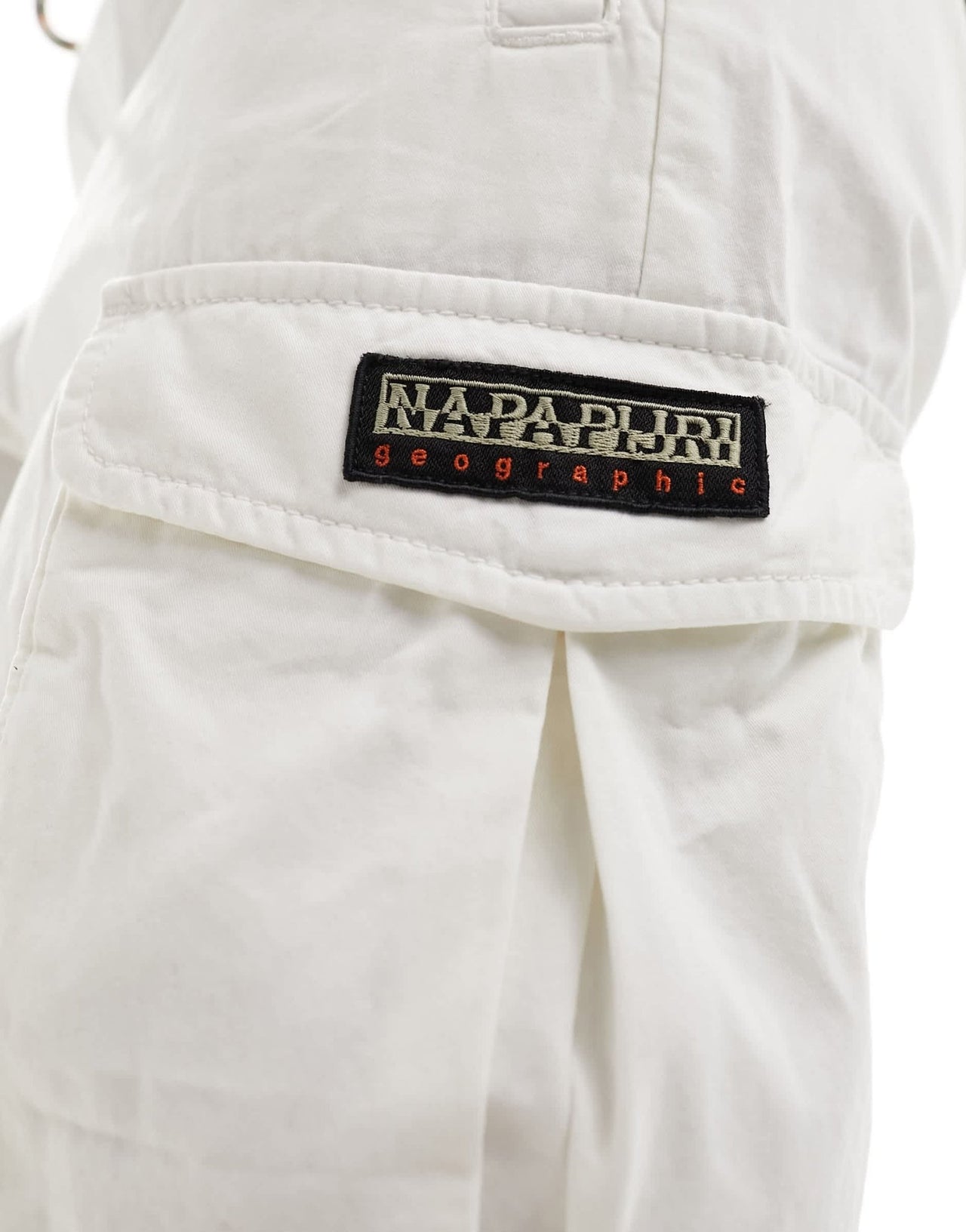 Napapijri Faber cargo tapered trousers in off white - ASOS Sample Sale EU Store