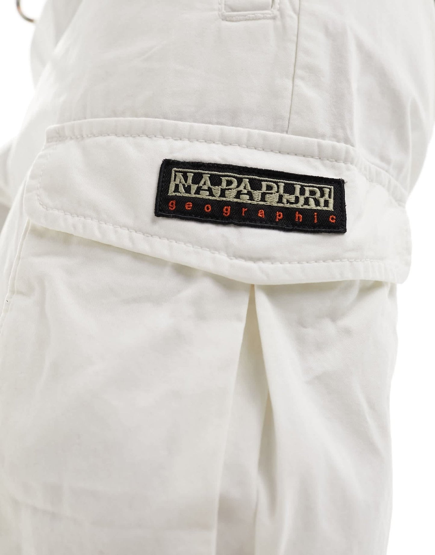 Napapijri Faber cargo tapered trousers in off white - ASOS Sample Sale EU Store