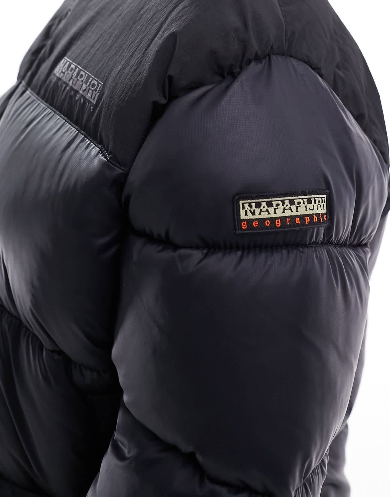 Napapijri Hornelen hooded puffer jacket in black - ASOS Sample Sale EU Store