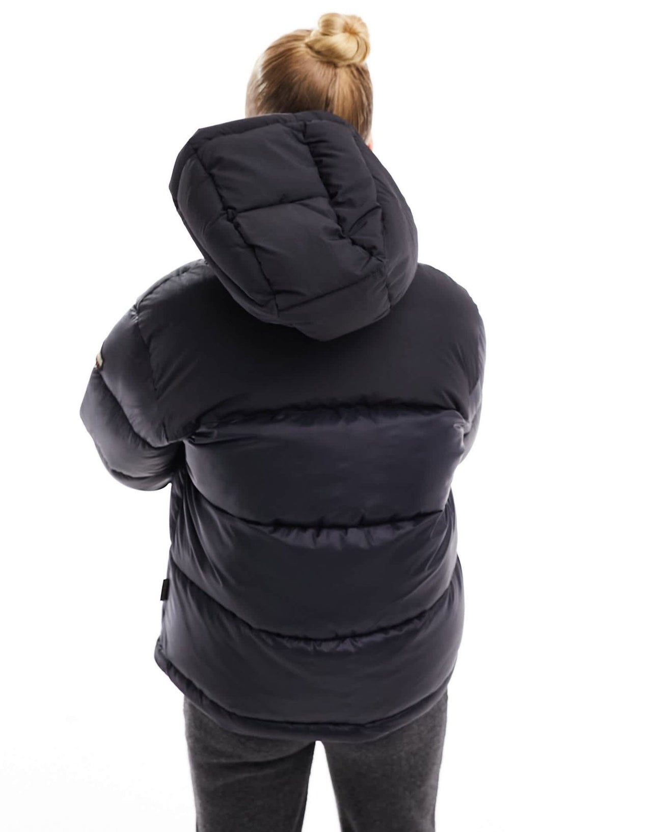 Napapijri Hornelen hooded puffer jacket in black - ASOS Sample Sale EU Store