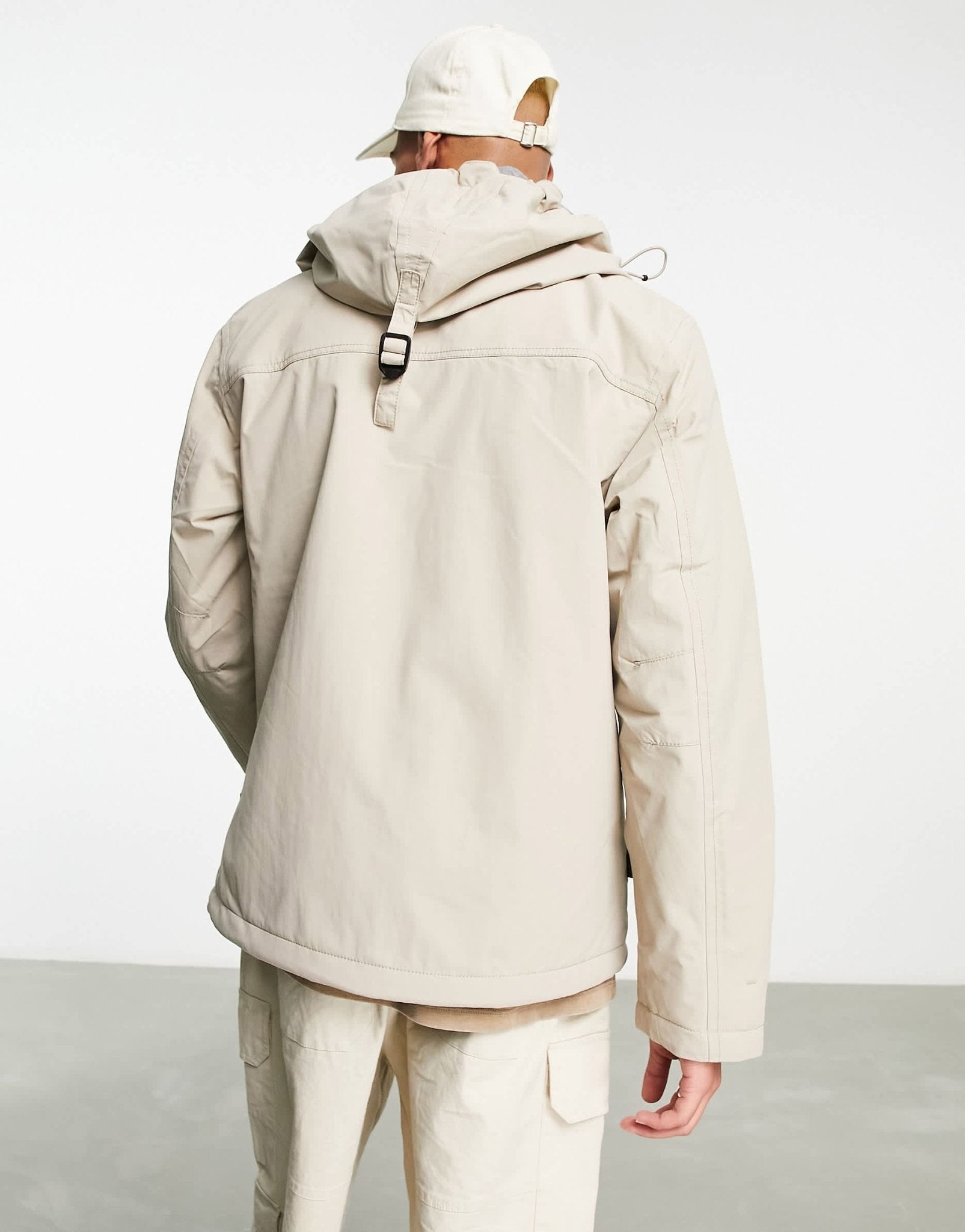 Napapijri rainforest winter jacket in beige - ASOS Sample Sale EU Store