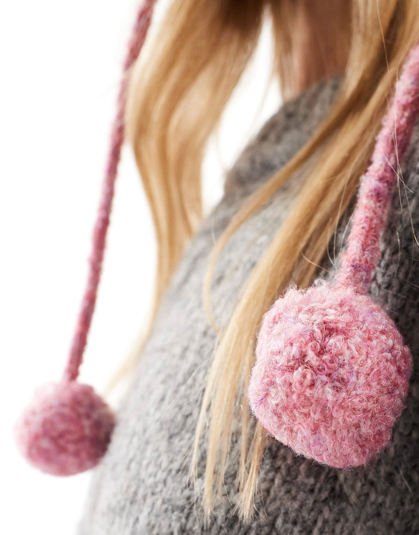 Native Youth knitted bonnet hat in pink marl - ASOS Sample Sale EU Store