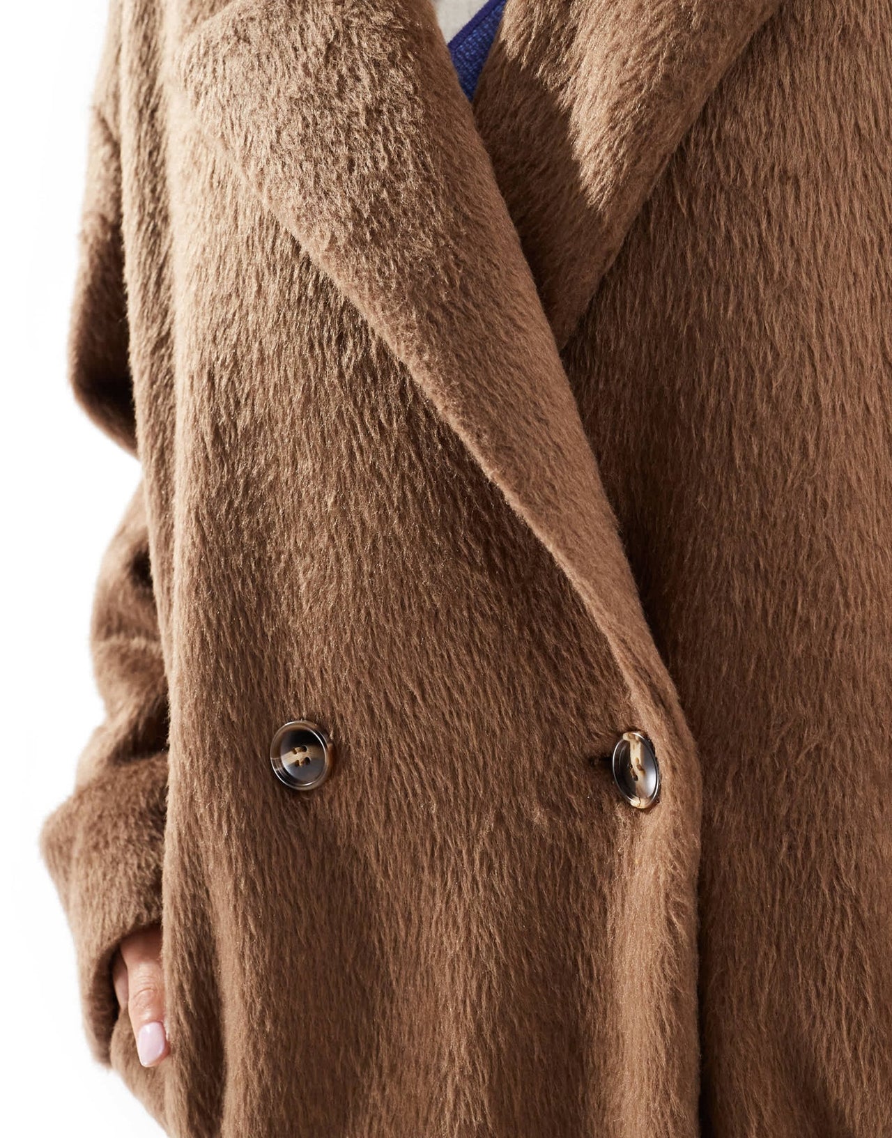 Native Youth oversized double breasted blazer coat in mushroom - ASOS Sample Sale EU Store