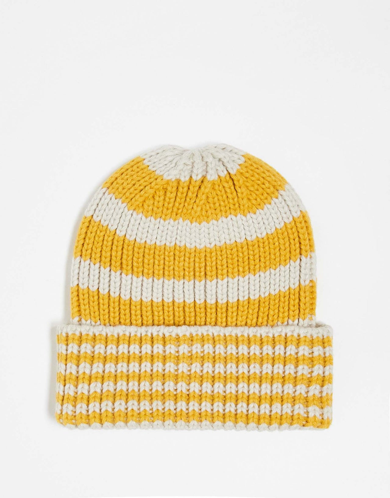 New Era stripe knit beanie in yellow - ASOS Sample Sale EU Store