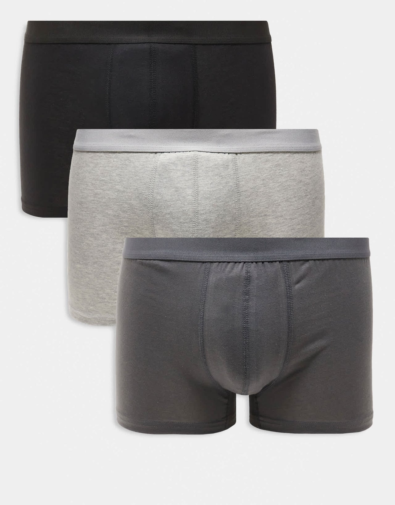 New Look 3 pack boxers in grey multi - ASOS Sample Sale EU Store