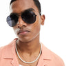 New Look aviator sunglasses in black