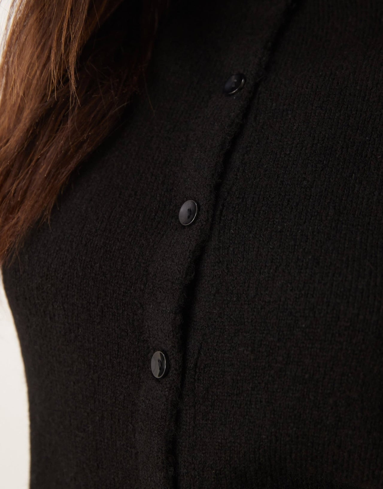 New Look button up knitted vest in black - ASOS Sample Sale EU Store