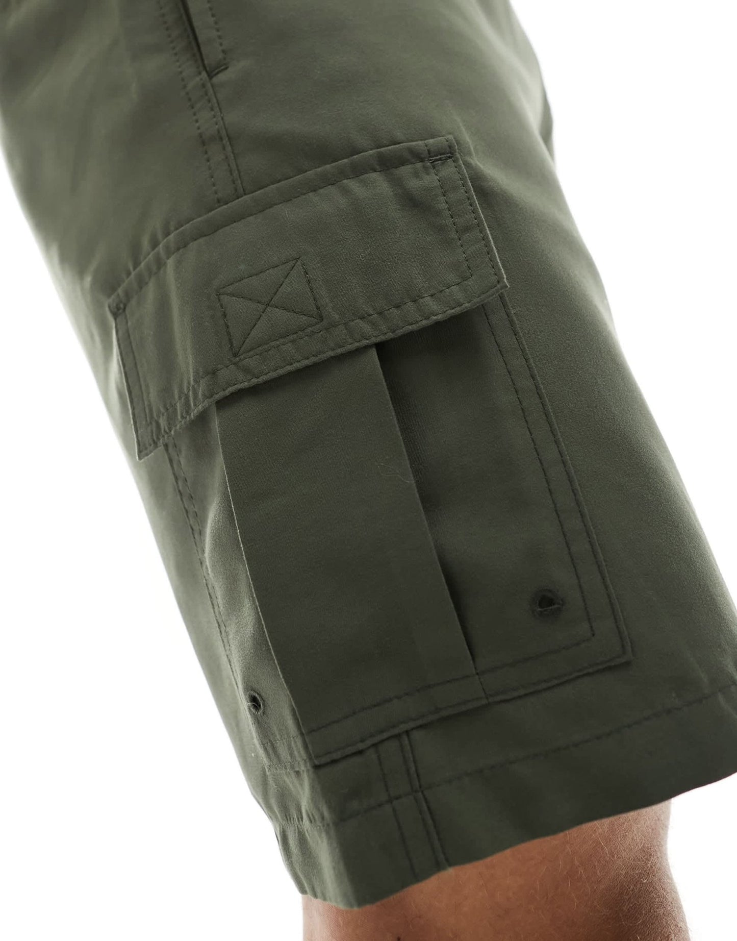 New Look cargo swim shorts in dark khaki - ASOS Sample Sale EU Store