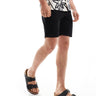 New Look chino shorts in black