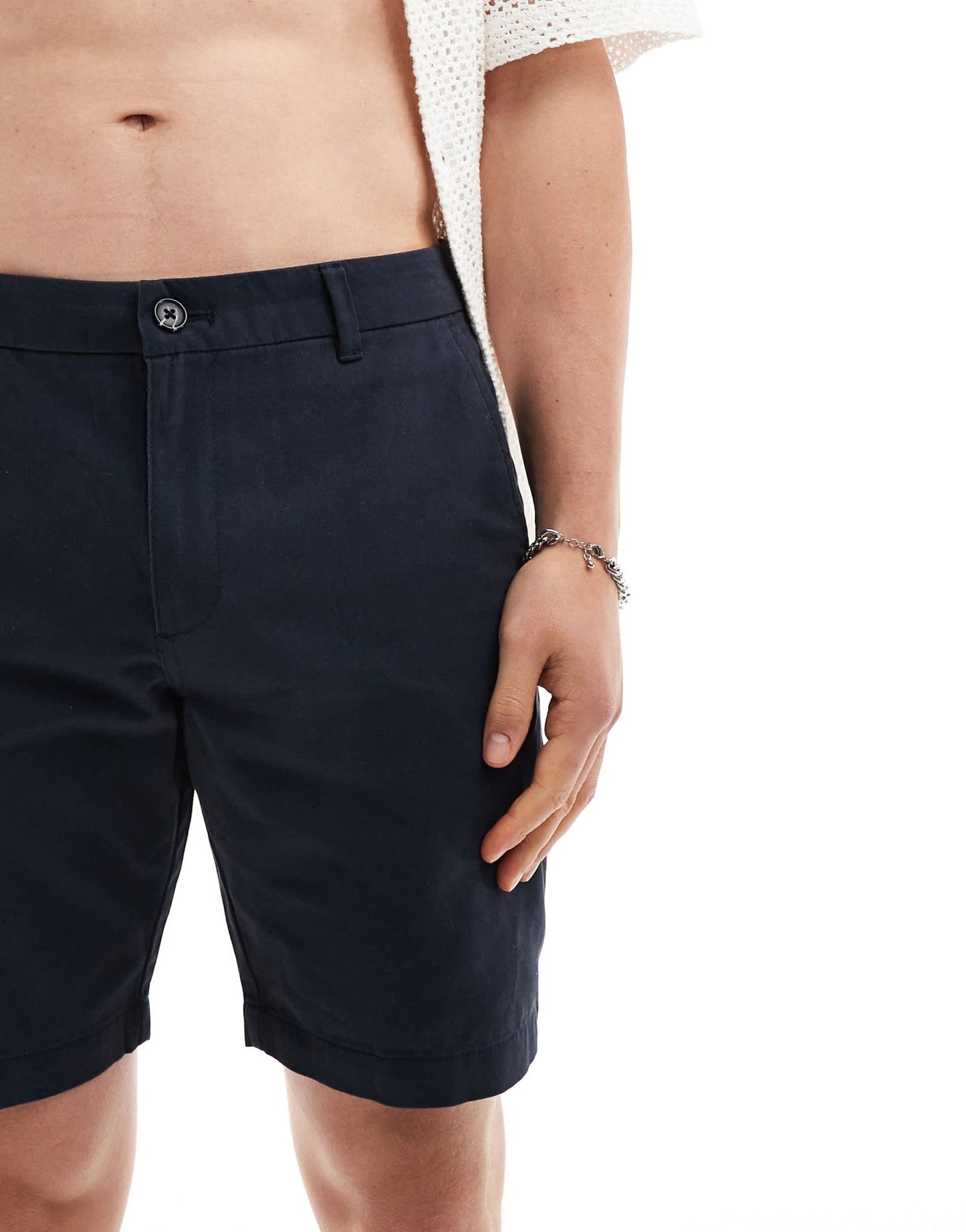 New Look chino shorts in navy - ASOS Sample Sale EU Store