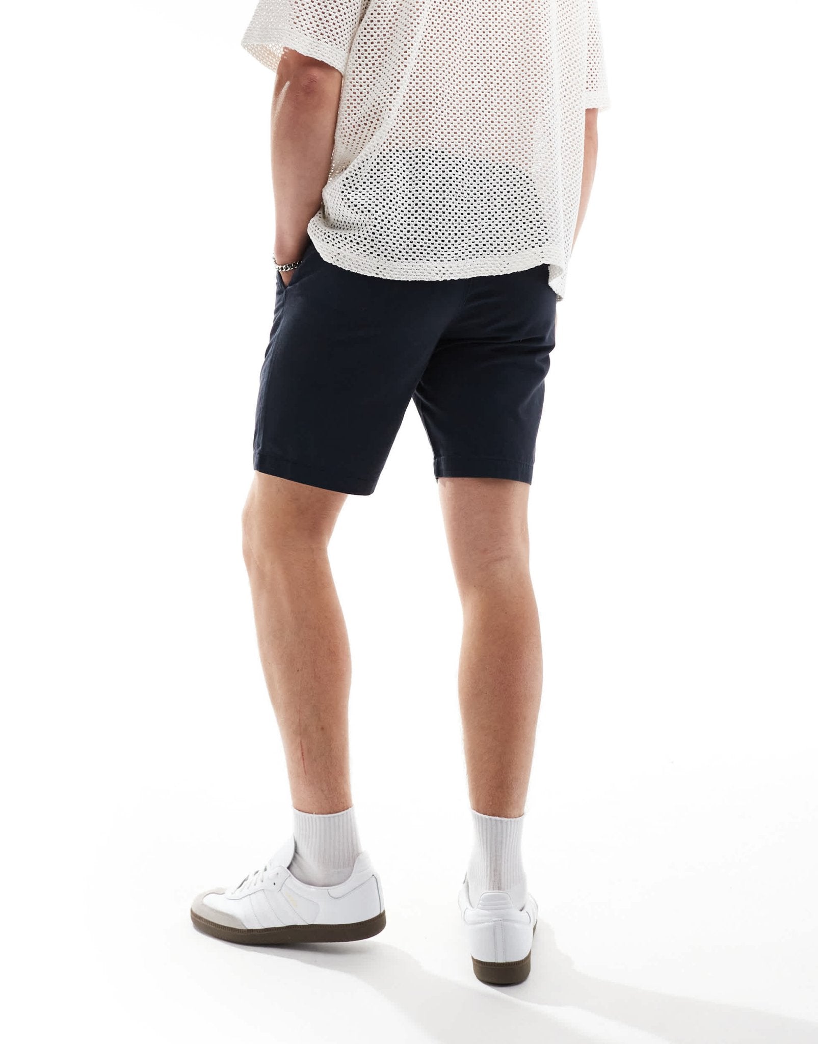 New Look chino shorts in navy - ASOS Sample Sale EU Store