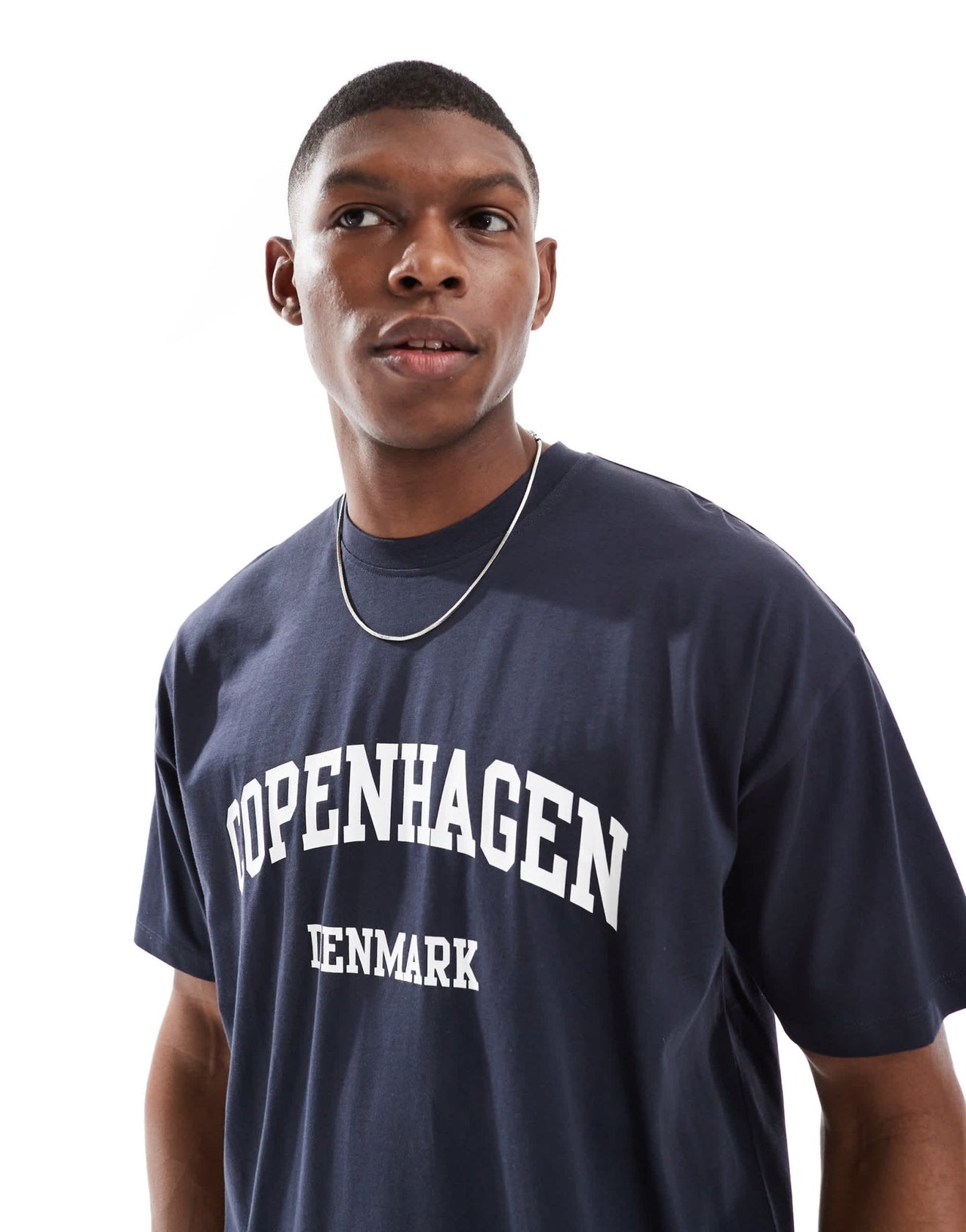 New Look copenhagen t-shirt in navy - ASOS Sample Sale EU Store