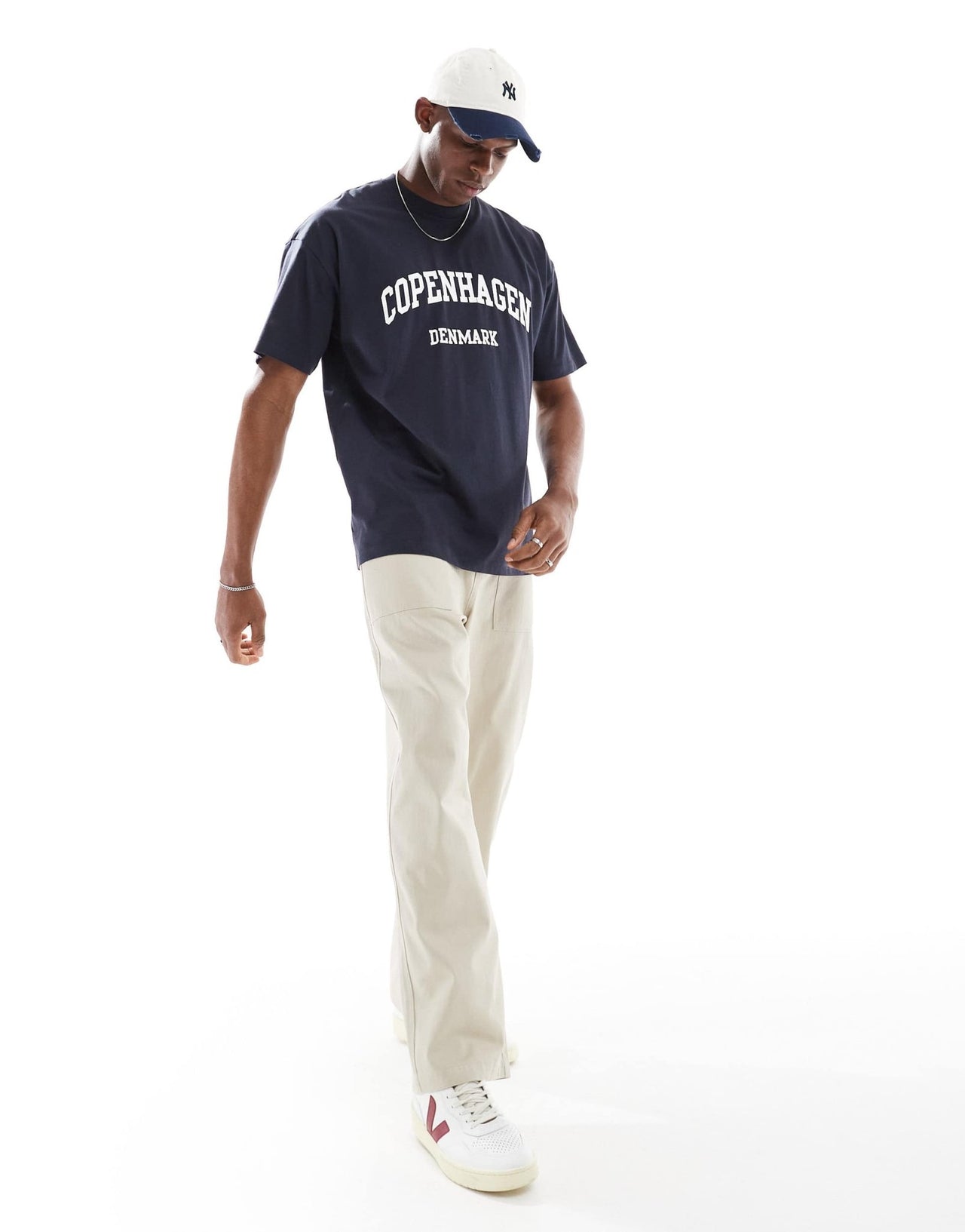 New Look copenhagen t-shirt in navy - ASOS Sample Sale EU Store