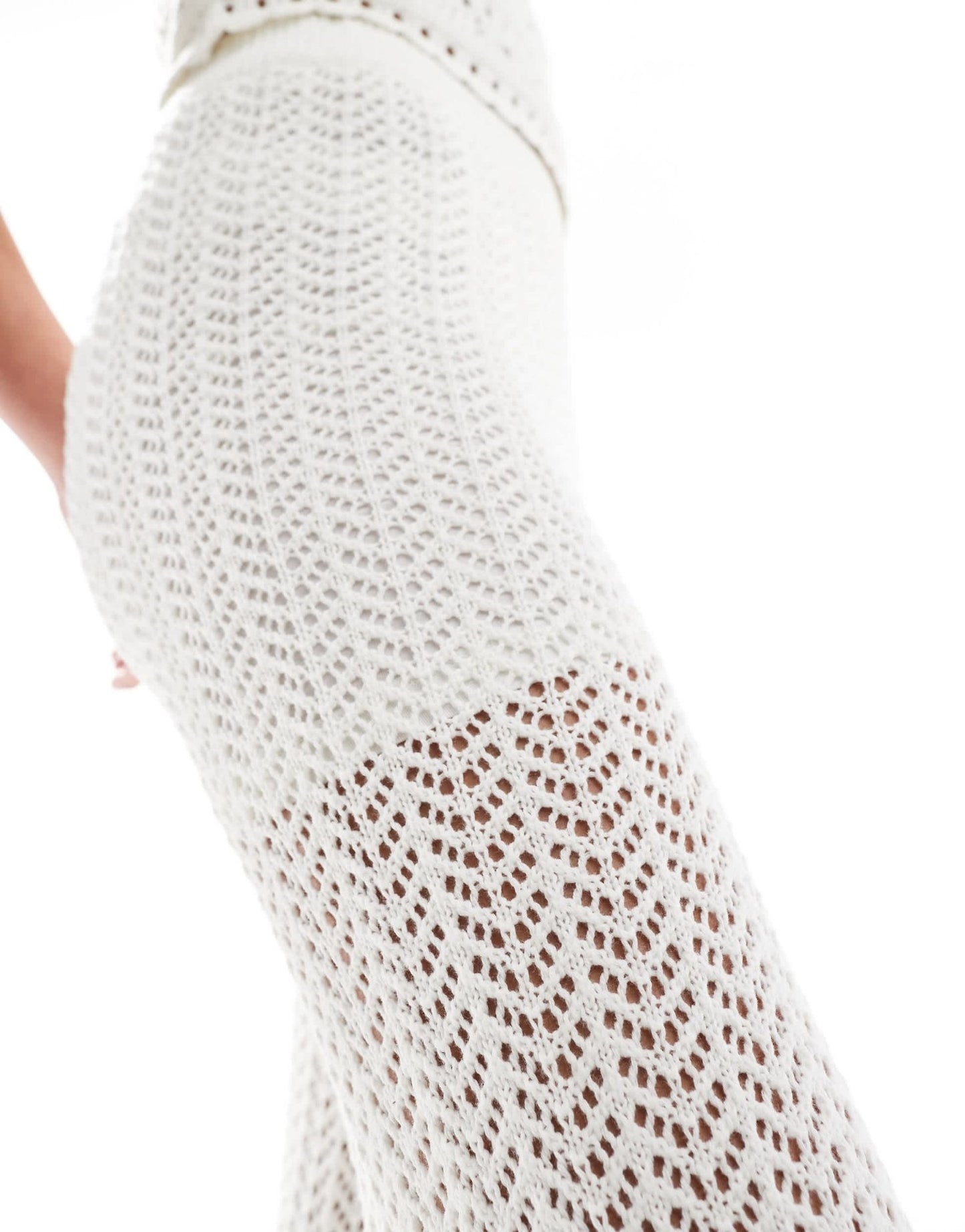 New Look knitted trouser co ord in cream - ASOS Sample Sale EU Store
