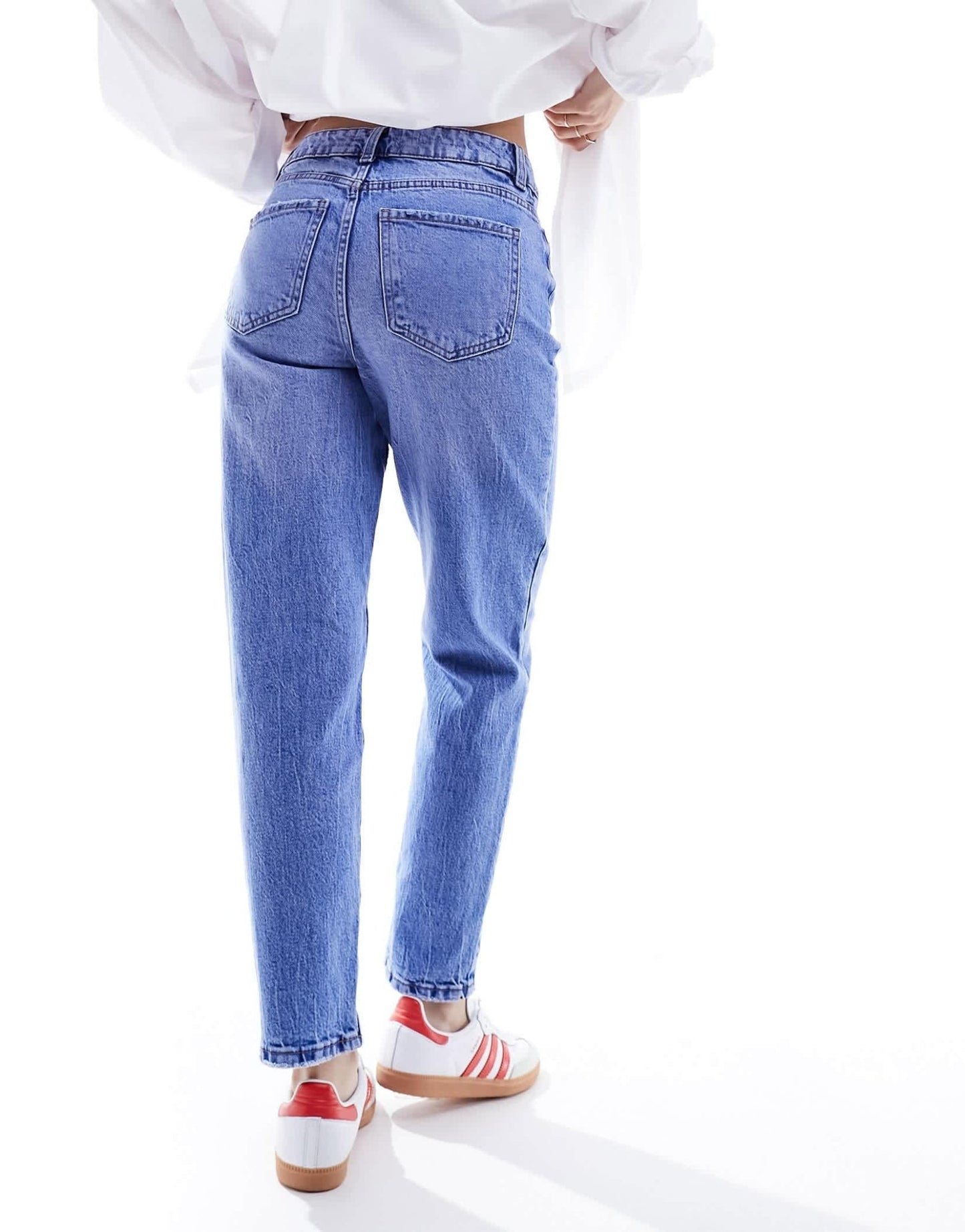 New Look mom jean in blue - ASOS Sample Sale EU Store