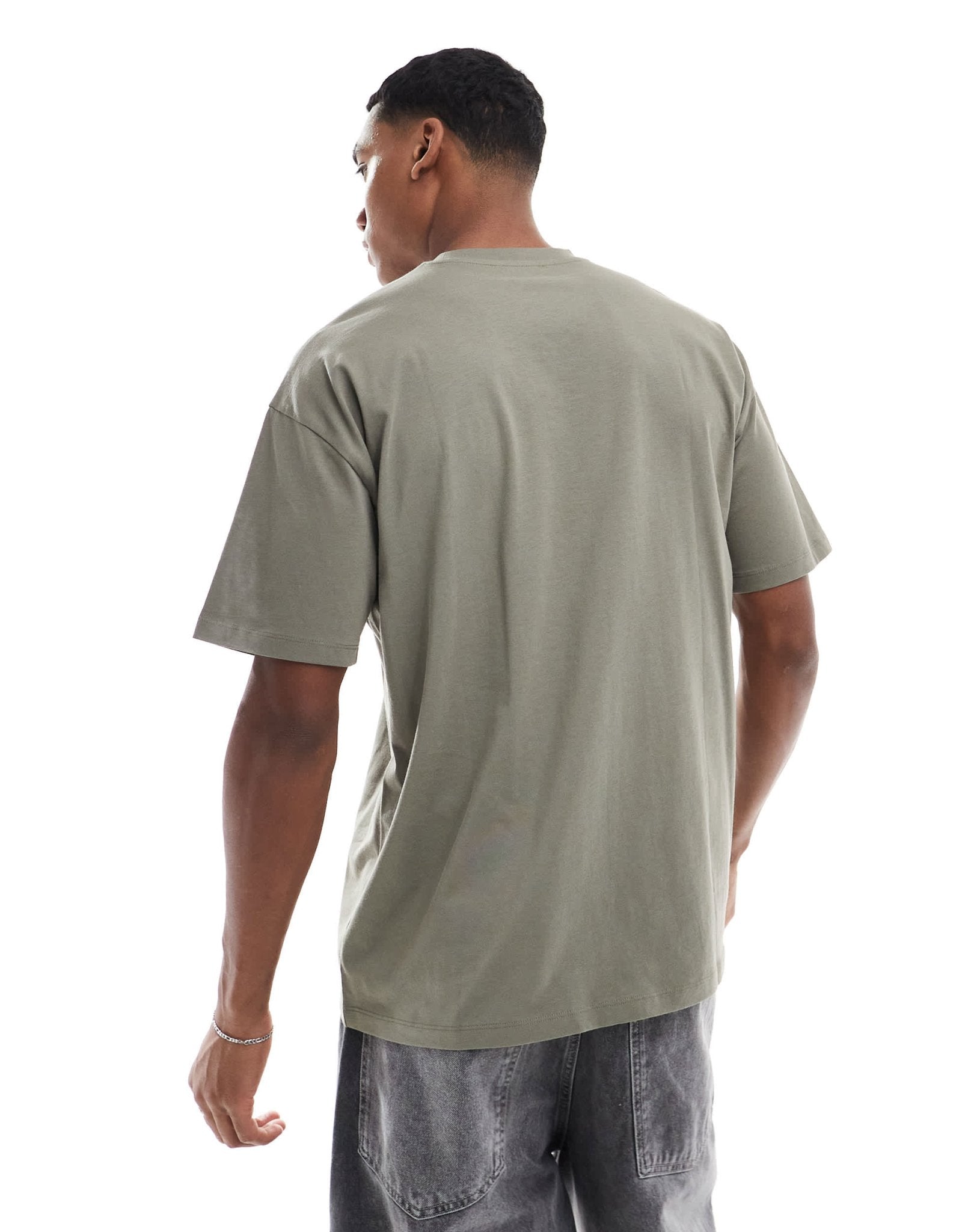 New Look outdoors t-shirt in dark khaki - ASOS Sample Sale EU Store