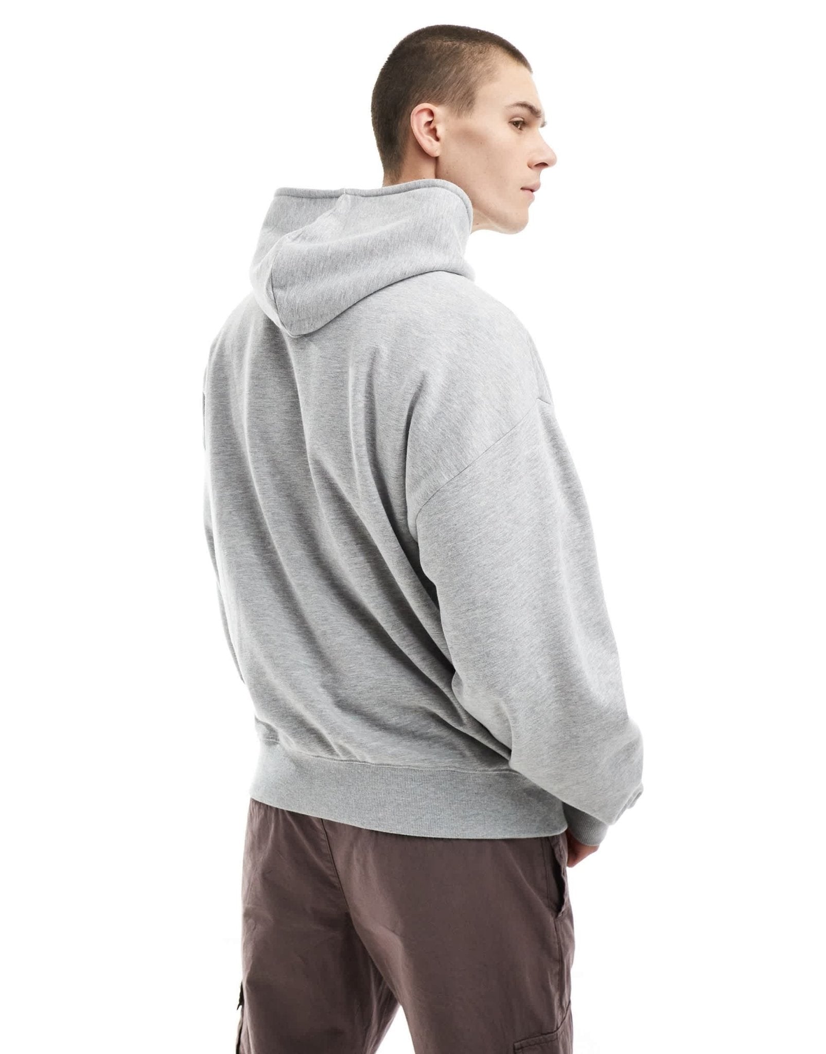 New Look oversized hoodie in grey marl - ASOS Sample Sale EU Store