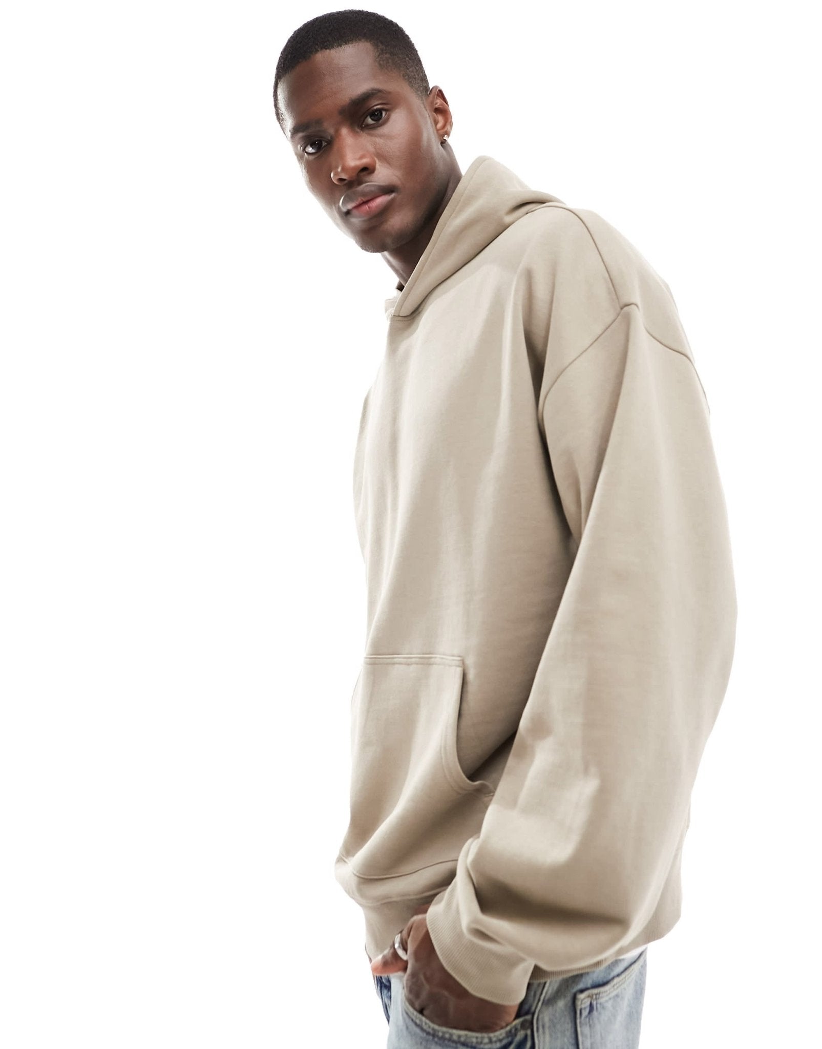 New Look oversized hoodie in sand - ASOS Sample Sale EU Store