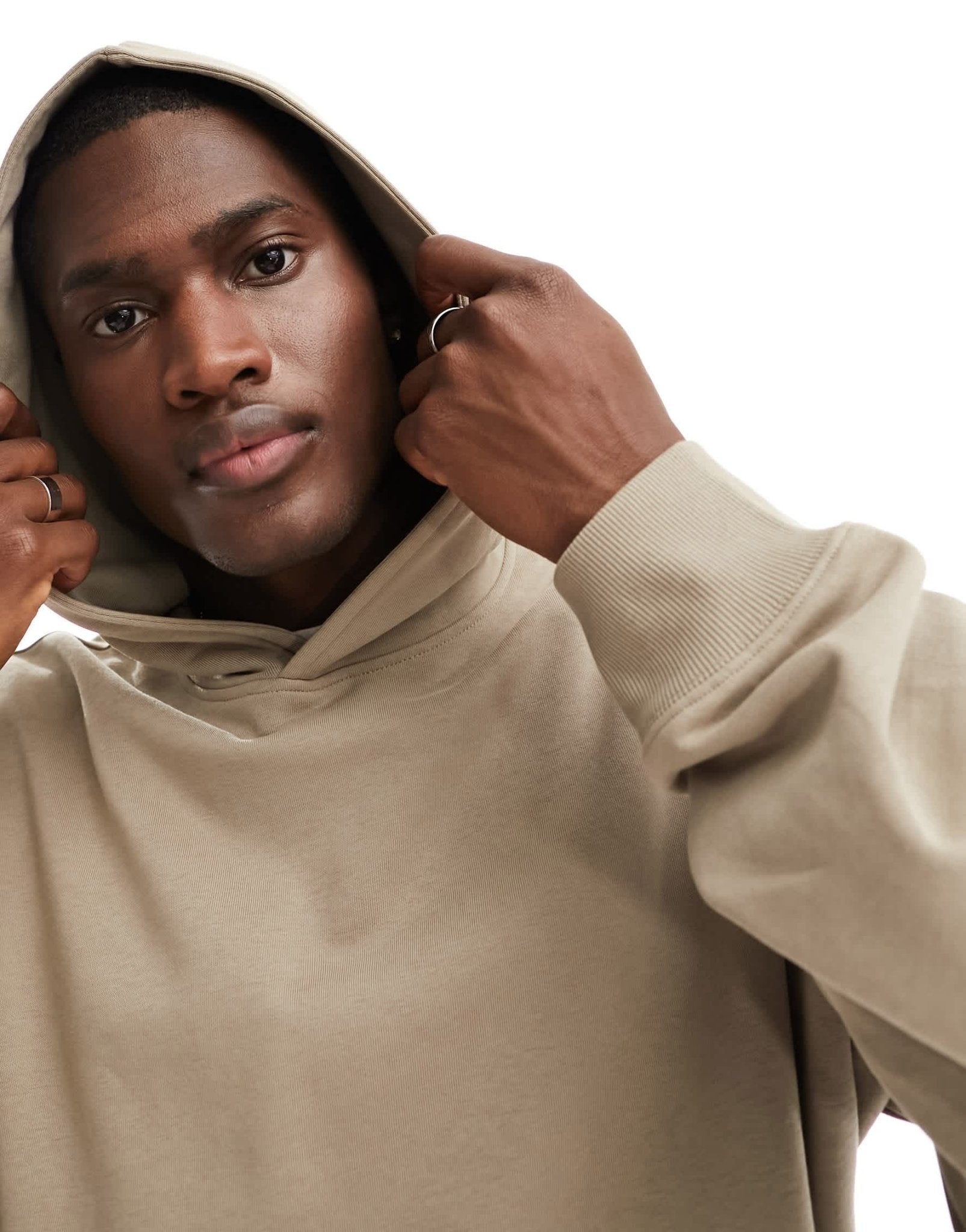New Look oversized hoodie in sand - ASOS Sample Sale EU Store