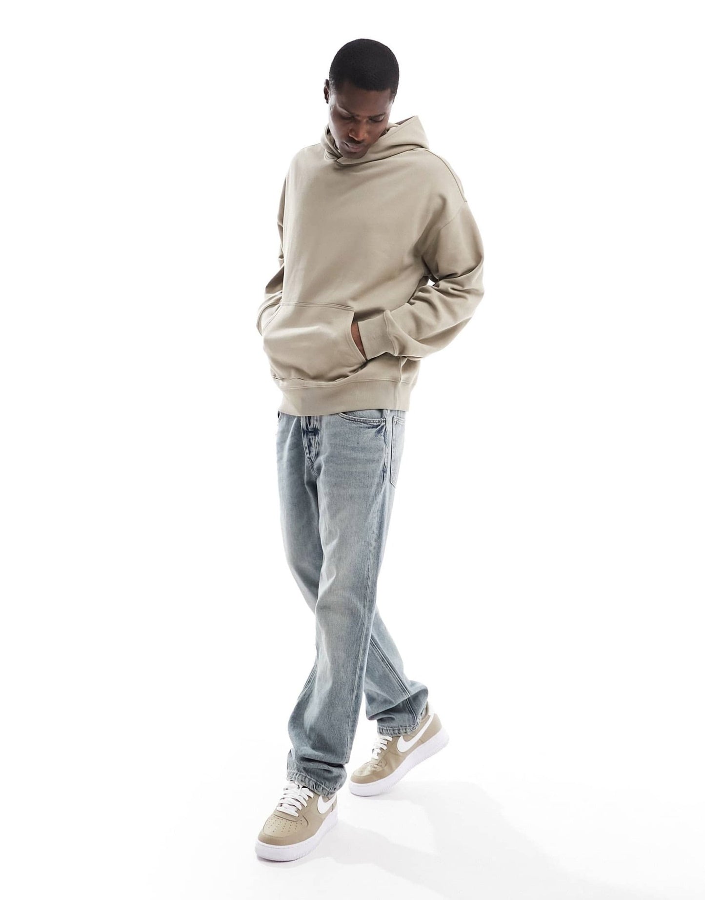 New Look oversized hoodie in sand - ASOS Sample Sale EU Store