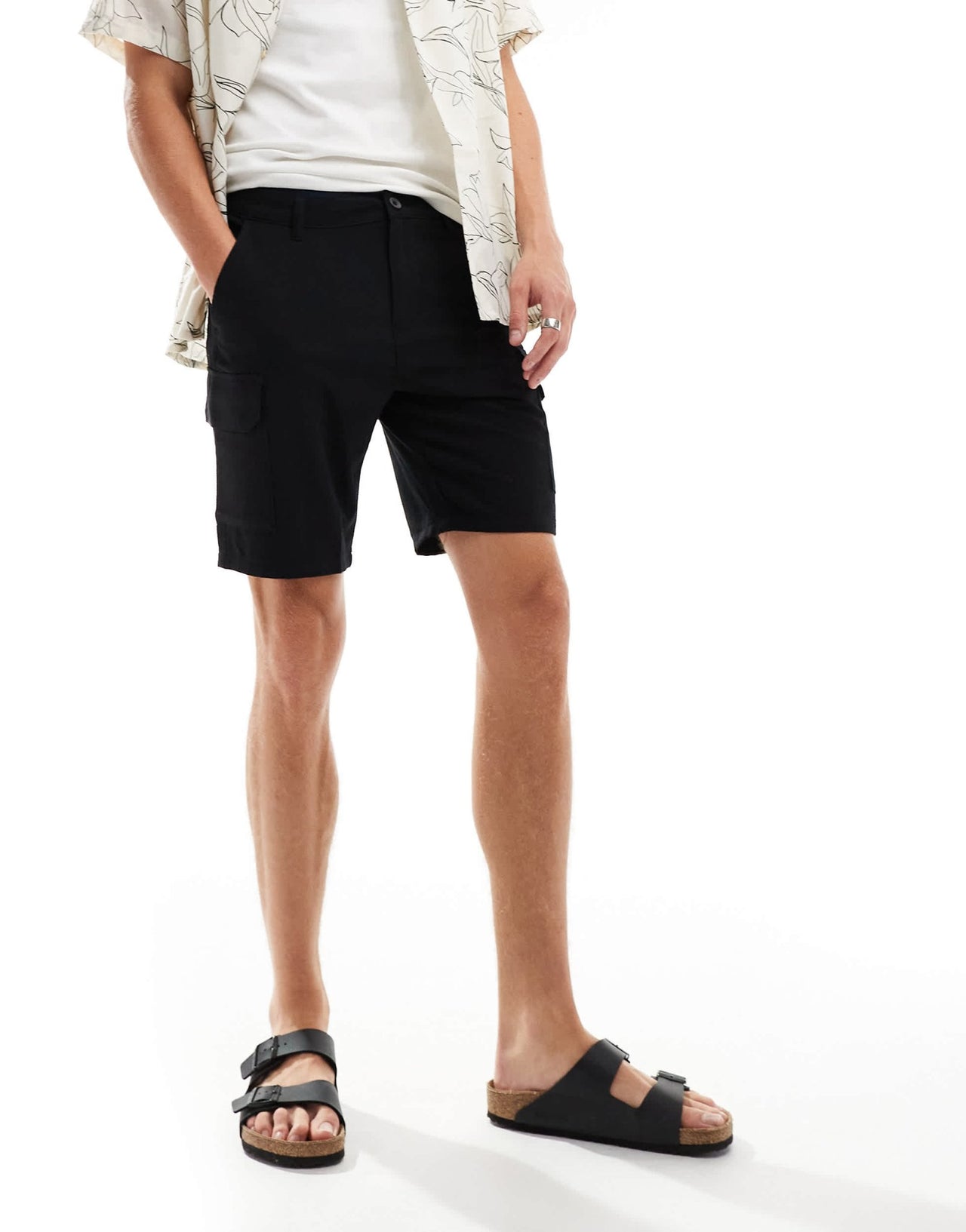 New Look seersucker shorts in black - ASOS Sample Sale EU Store