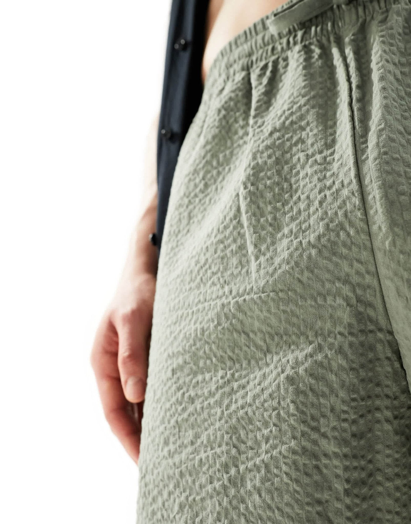 New Look seersucker shorts in light khaki - ASOS Sample Sale EU Store