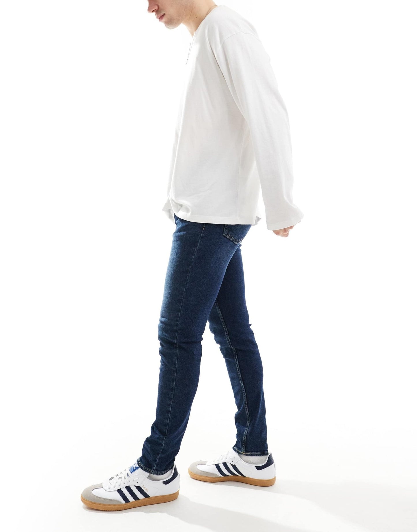 New Look skinny fit jeans in washed indigo blue - ASOS Sample Sale EU Store