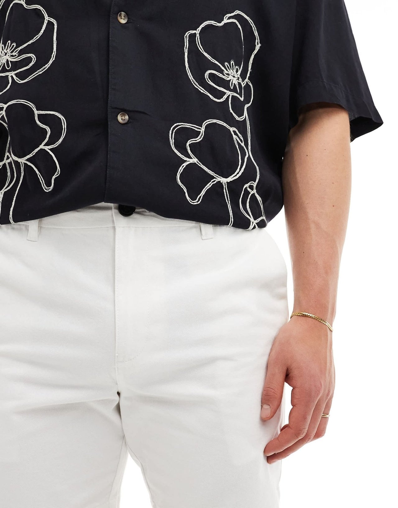 New Look slim chino shorts in white - ASOS Sample Sale EU Store