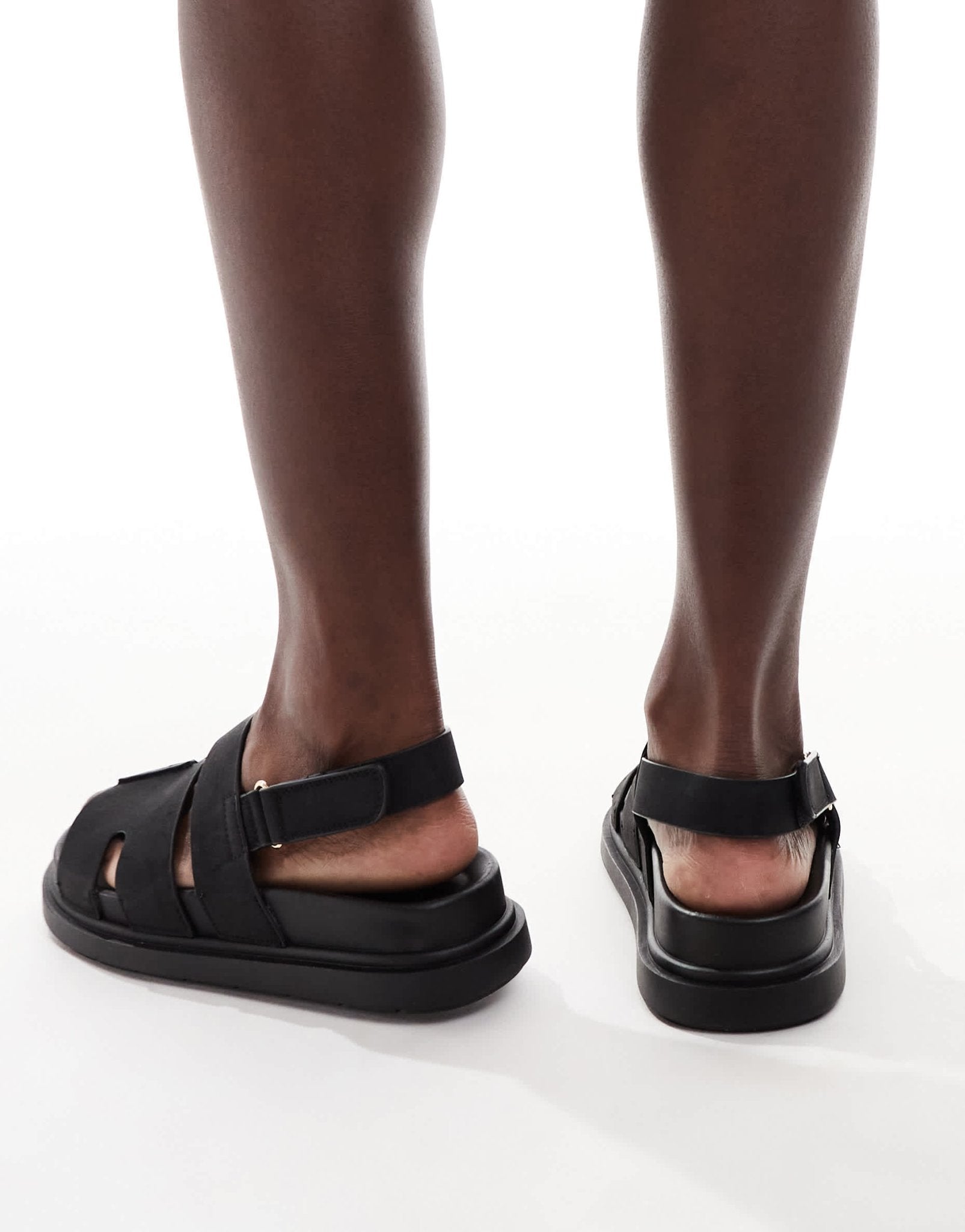 New Look slingback cross strap sandal in black - ASOS Sample Sale EU Store