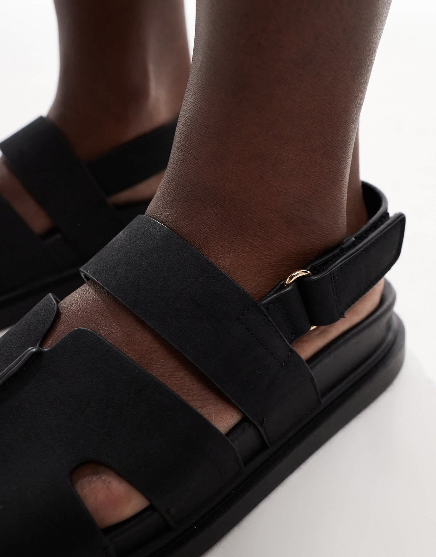 New Look slingback cross strap sandal in black - ASOS Sample Sale EU Store