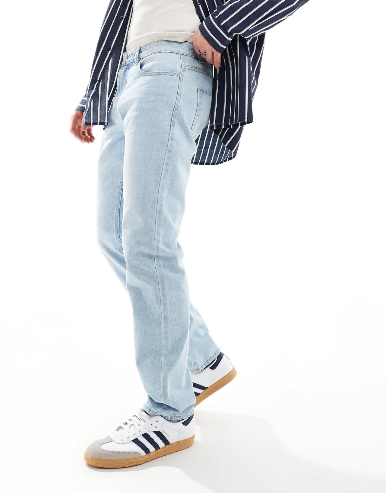 New Look straight leg jeans in light blue - ASOS Sample Sale EU Store