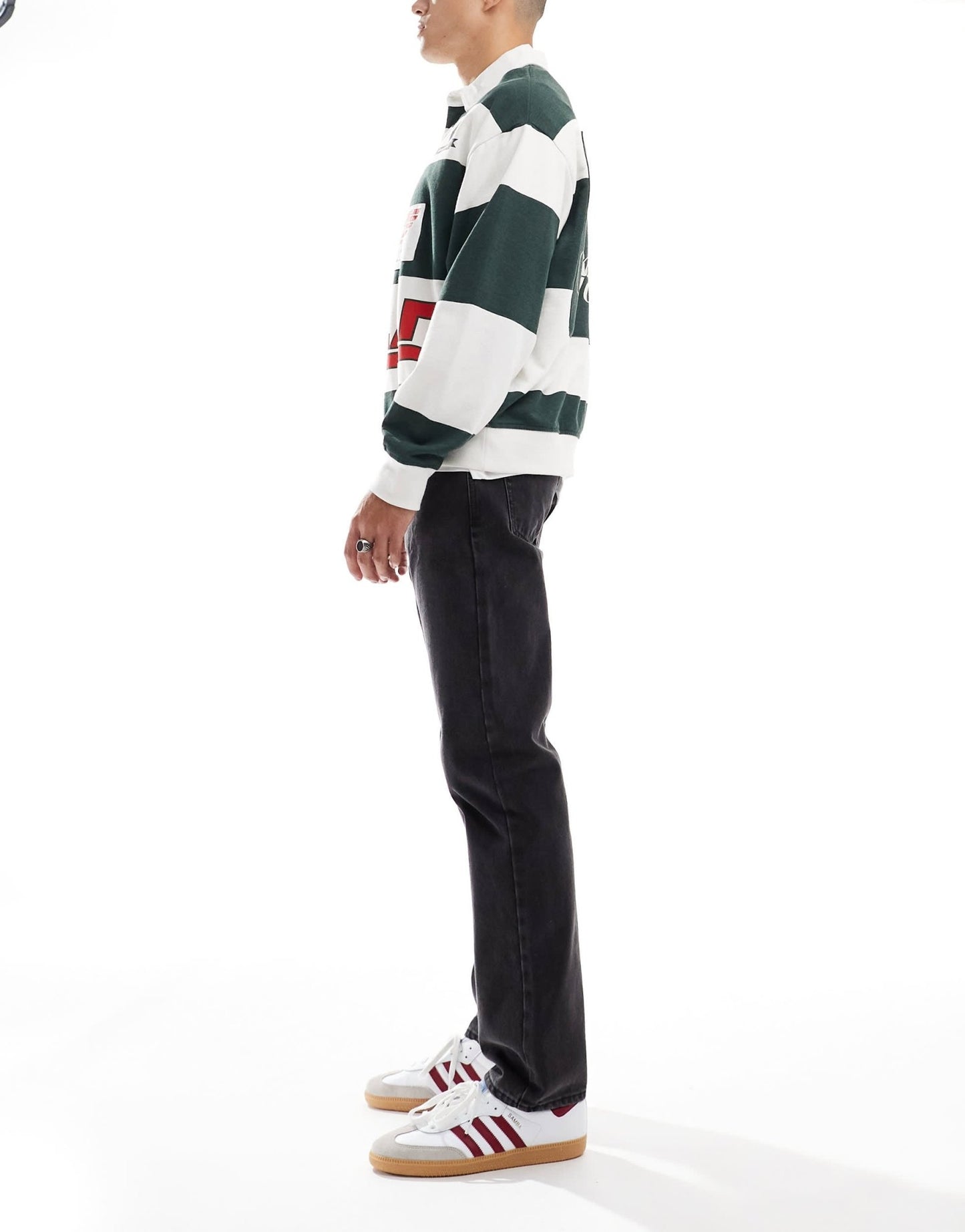 New Look straight leg jeans in washed black - ASOS Sample Sale EU Store