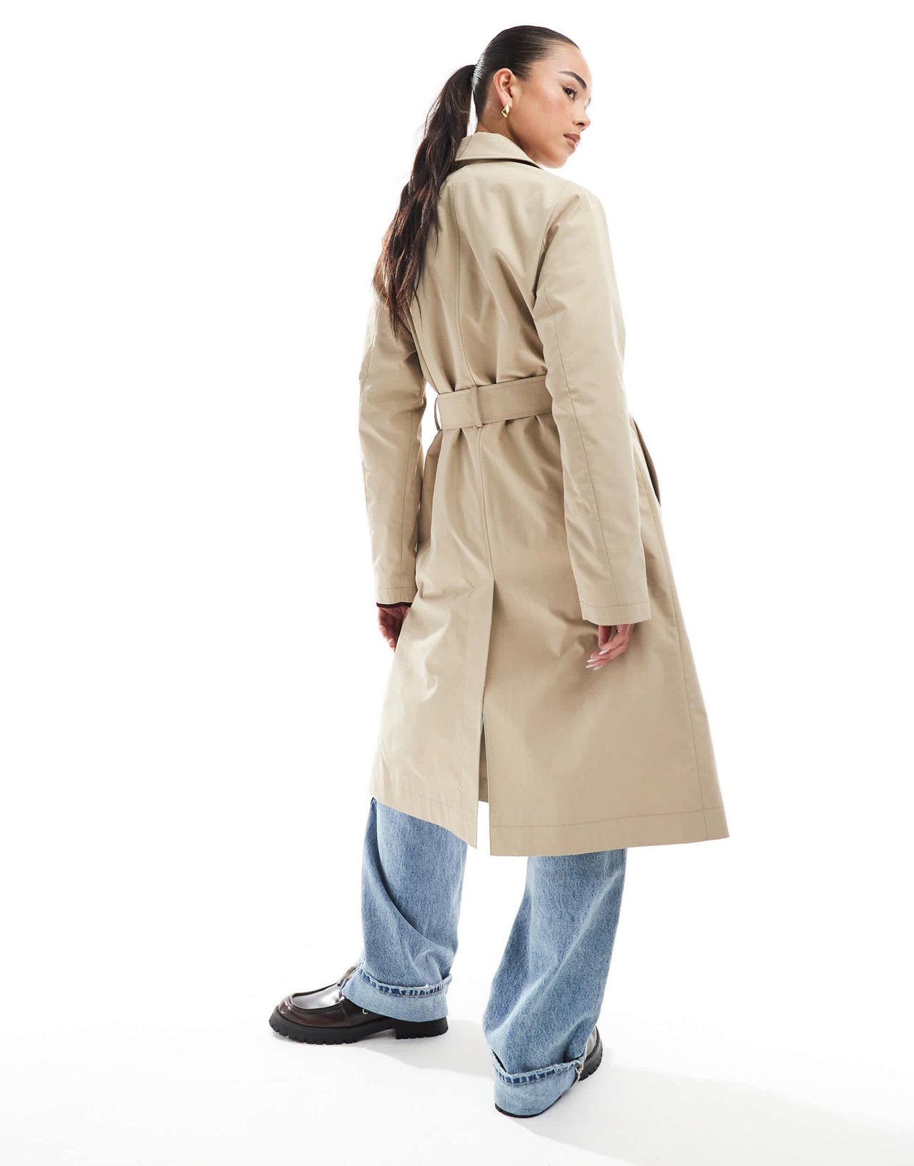 New Look trench coat in stone - ASOS Sample Sale EU Store