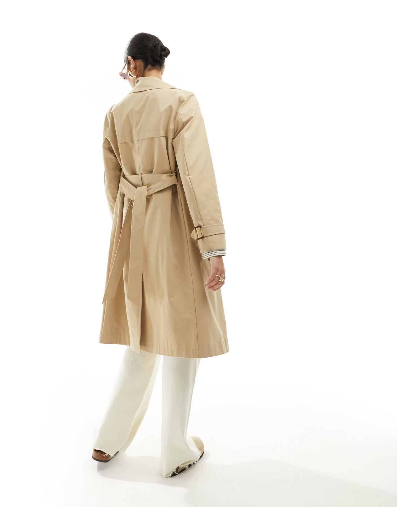 New Look trench coat in stone - ASOS Sample Sale EU Store