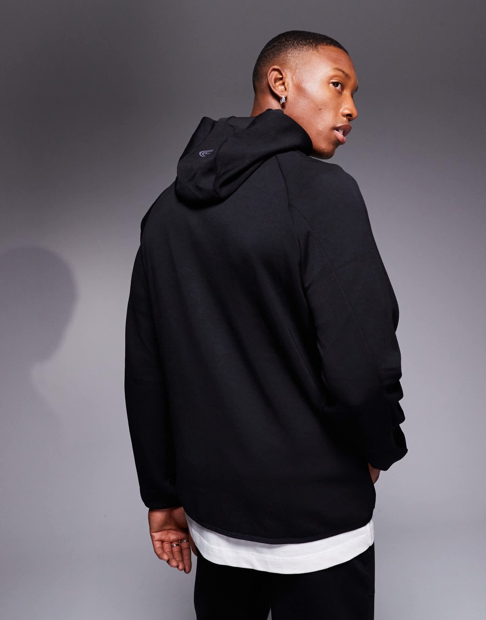 Nicce co - ord logo zip up jacket in black - ASOS Sample Sale EU Store