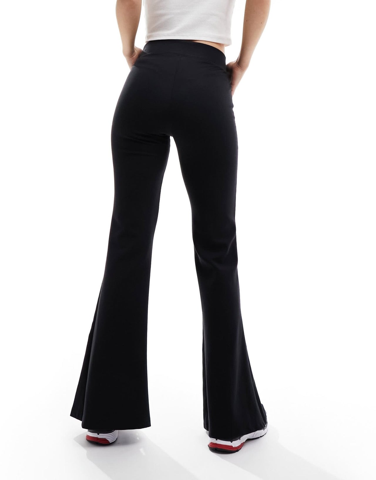 Nike Air high waisted flared leggings in black - ASOS Sample Sale EU Store