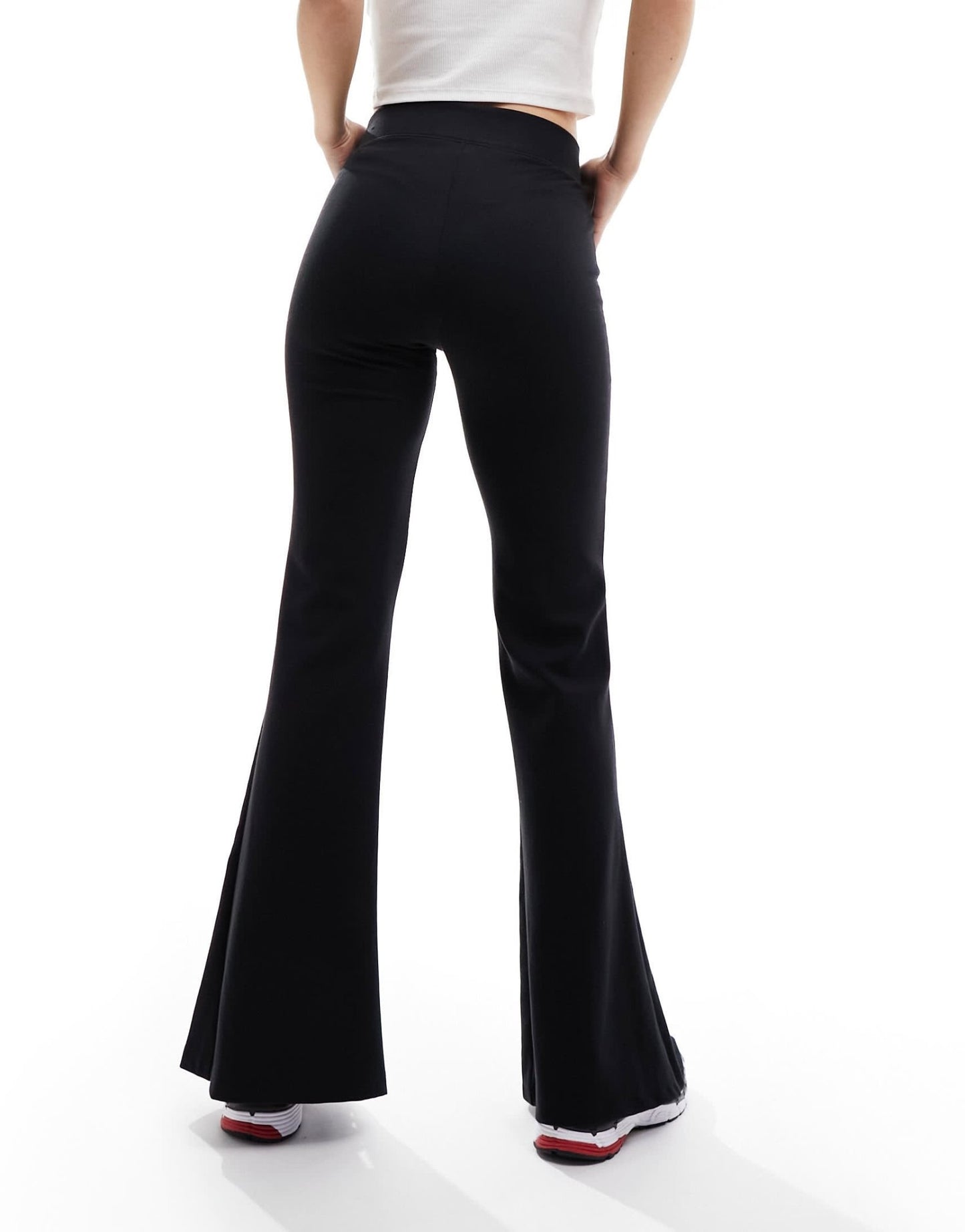 Nike Air high waisted flared leggings in black - ASOS Sample Sale EU Store