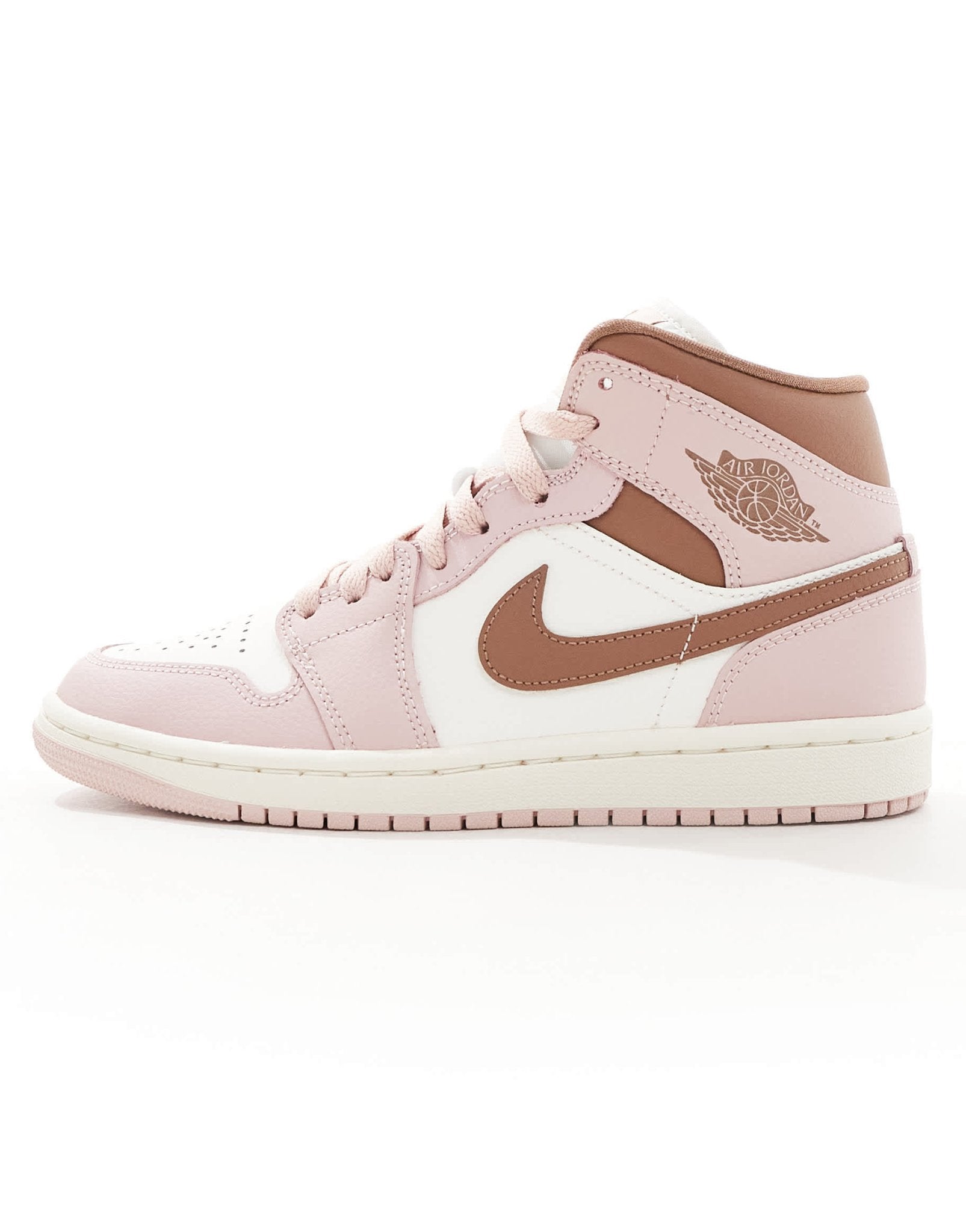 Nike Air Jordan 1 Mid trainers in pink and white - ASOS Sample Sale EU Store