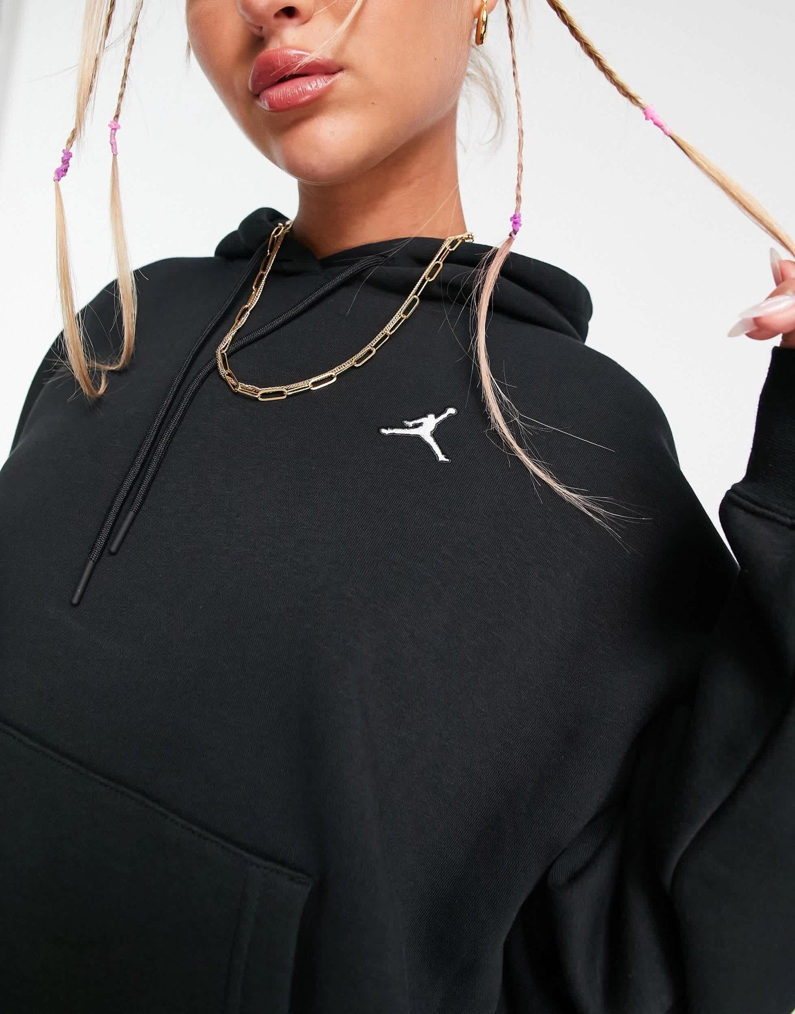 Nike Air Jordan Flight fleece hoodie in black - ASOS Sample Sale EU Store