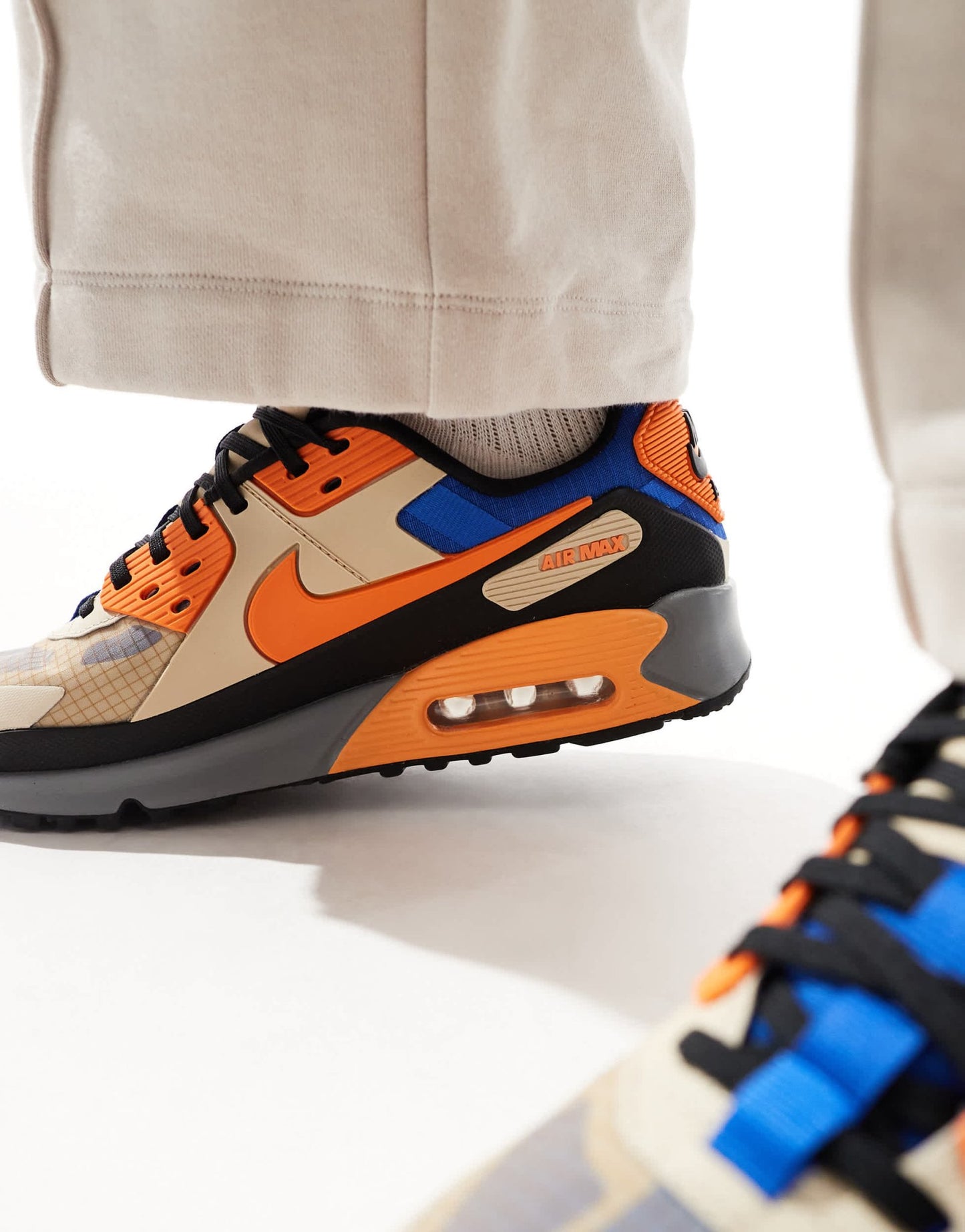 Nike Air Max 90 Drift trainers in orange and blue - ASOS Sample Sale EU Store