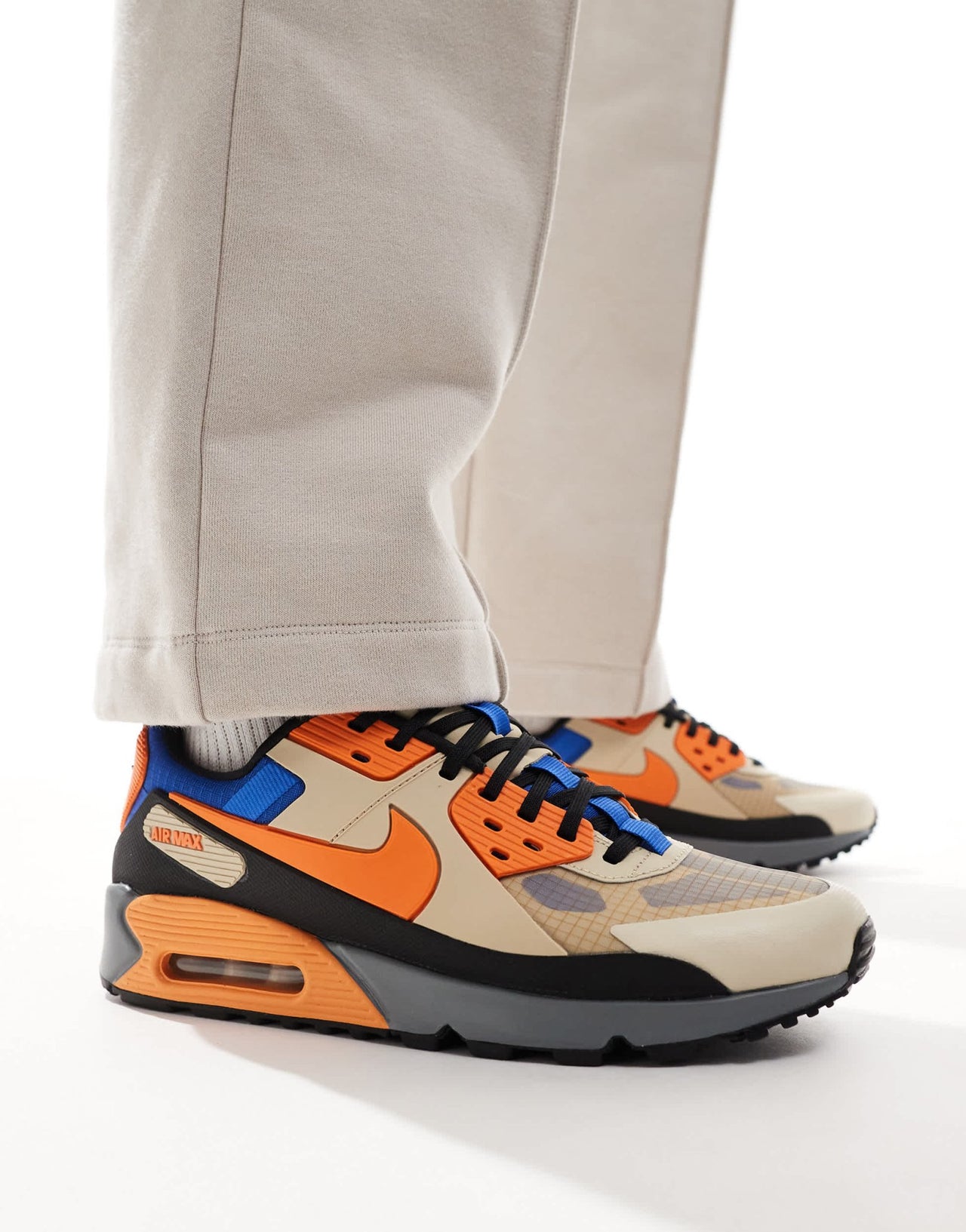 Nike Air Max 90 Drift trainers in orange and blue - ASOS Sample Sale EU Store