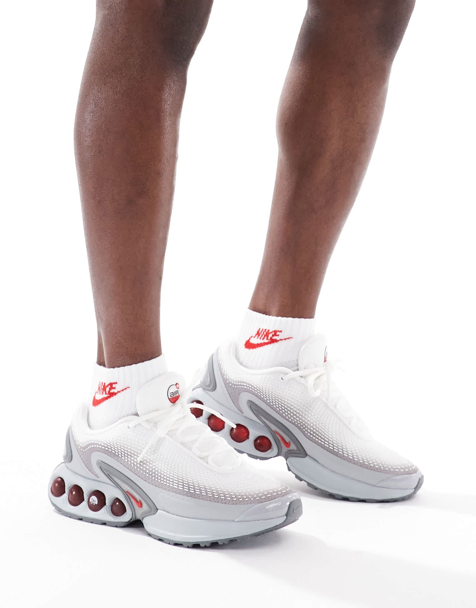 Nike Air Max DN trainers in grey and red - ASOS Sample Sale EU Store