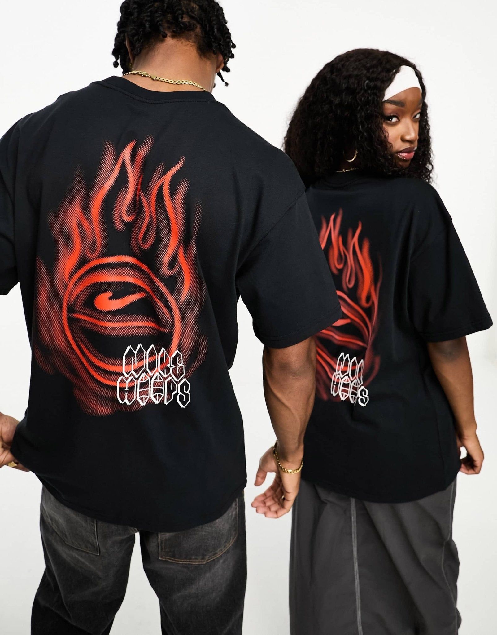 Nike Basketball Seasonal Exploration M90 Swoosh t-shirt in black - ASOS Sample Sale EU Store