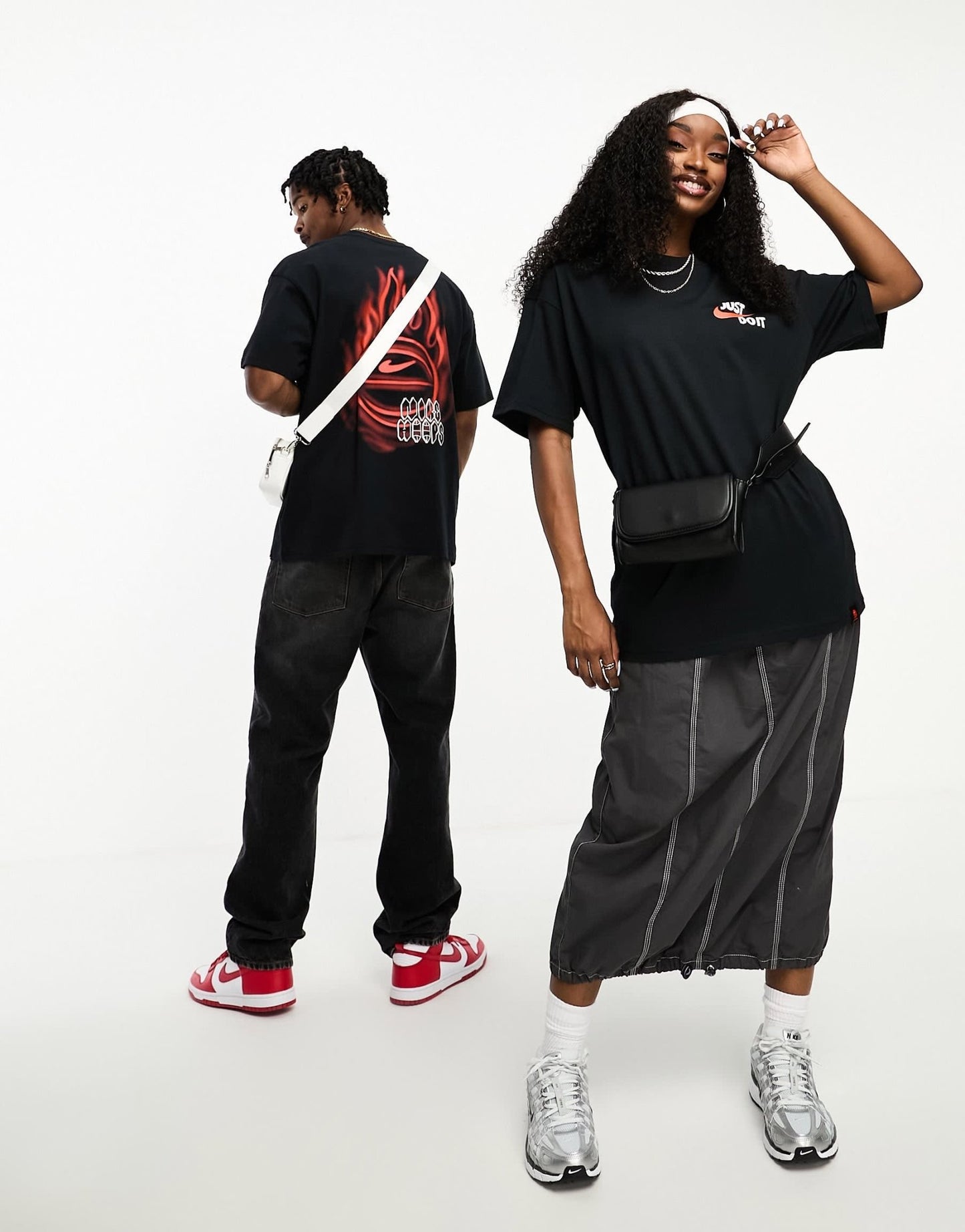 Nike Basketball Seasonal Exploration M90 Swoosh t-shirt in black - ASOS Sample Sale EU Store