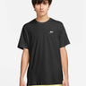 Nike Club t-shirt in black and white detail